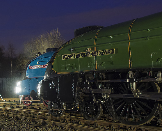 LNER A4 60009 Union of South Africa & A4 4489 Dominion of Canada