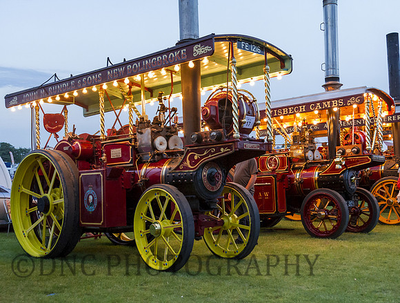 Foster Showmans Tractors Venture & Lord of the Isles.