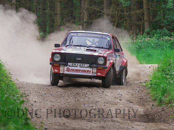 Matthew Robinson & Nigel Hutchinson Ford Escort MK2