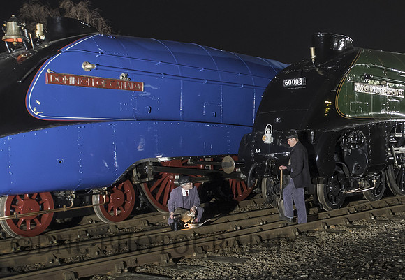 LNER A4 4489 Dominion of Canada & A4 60008 Dwight D Eisenhower