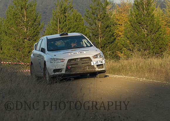 Dave Ashburn & Jonny TAD Evans Mitsubishi Lancer EVO X