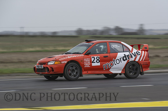Darren Meadows & Jim Brindle Mitsubishi Lancer EVO 4