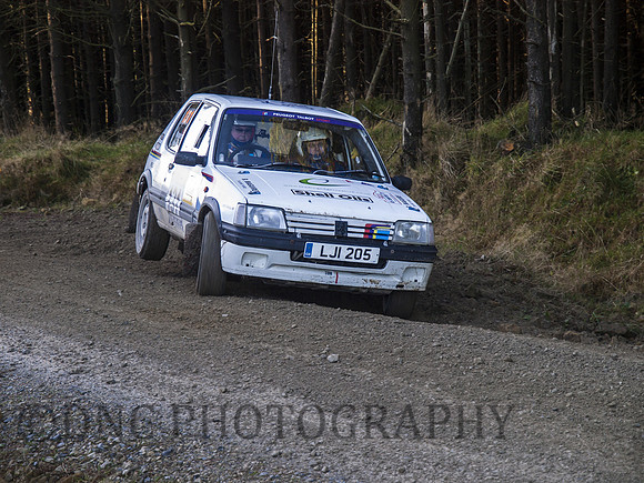Brian Maguire & Ant Helliwell Peugeot 205 GTi