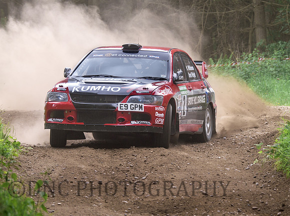 David Wright & Michael Wilkinson Mitsubishi Lancer EVO 9