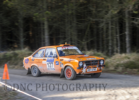 Rob Herrington & Charlotte Banner Ford Escort Mk2