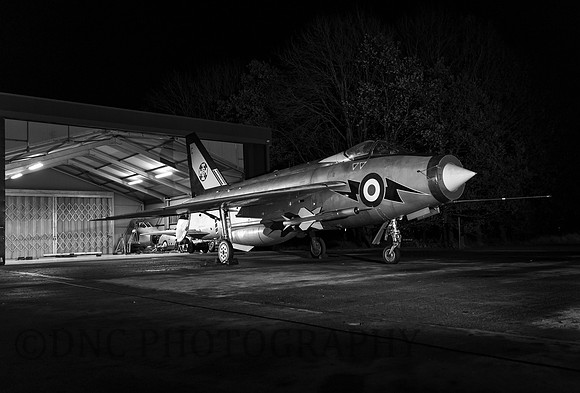 F3 XR713 posed outside Q Shed