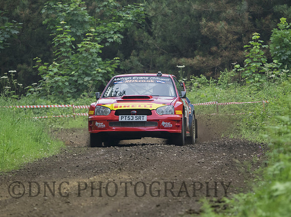 David Weston Jnr & Kirsty Riddick Subaru Impreza WRC