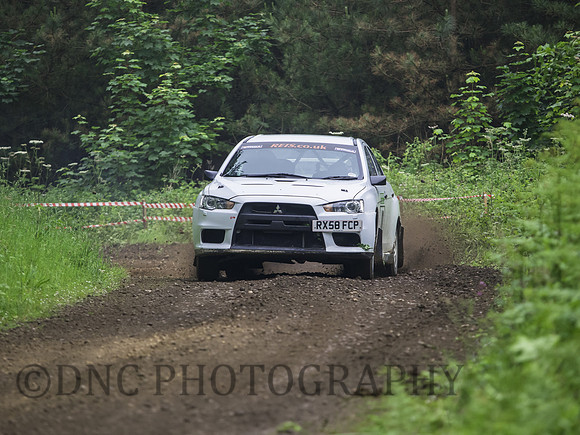 Martyn England & Dawn England Mitsubishi EVO X