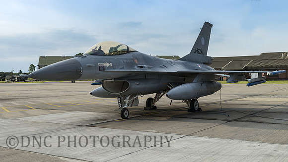 Royal Netherlands Air Force F16 J-624