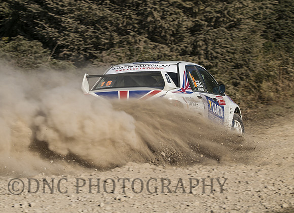 Rob Gill & Anders Howard Mitsubishi EVO 9.