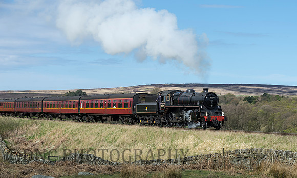 BR Std 4 76079 Moorgates with the 14.50 departure from Goathland