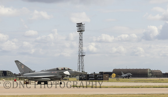 Typhonn T3 ZJ804 BM with landing T3 ZJ800 BC with chute deployed. 13.08.14