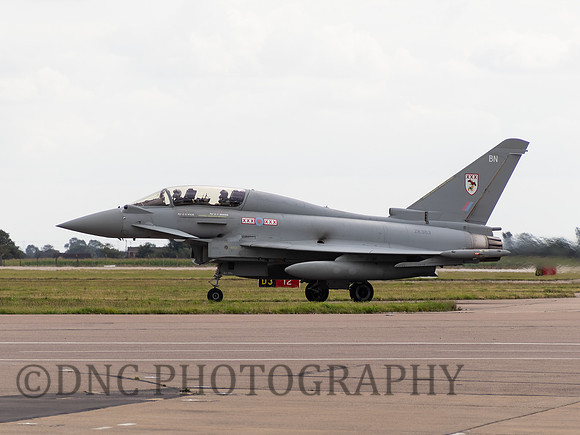 Typhoon T3 ZK383 BN 29(R) Squadron RAF Coningsby 13th August 2014