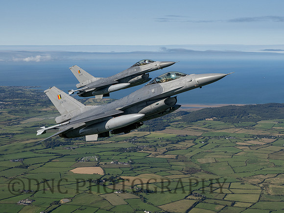 Belgium Air Force F-16AM Fighting Falcon FA-72 & FA-83