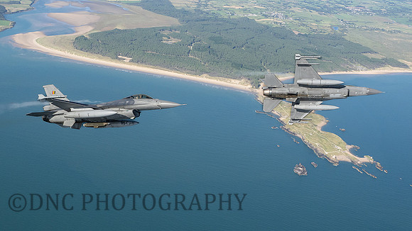 Belgium Air Force F-16AM Fighting Falcon FA-72 & FA-83