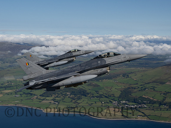 Belgium Air Force F-16AM Fighting Falcon FA-72 & FA-83