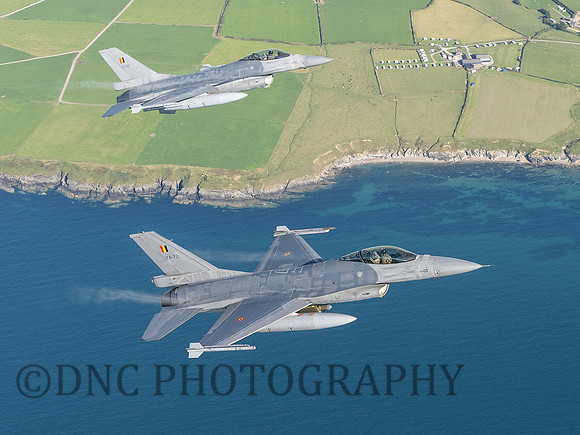 Belgium Air Force F-16AM Fighting Falcon FA-72 & FA-83