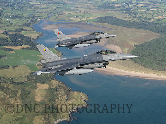 Belgium Air Force F-16AM Fighting Falcon FA-72 & FA-83