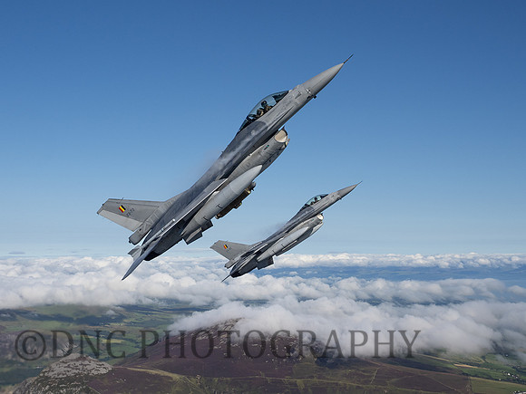 Belgium Air Force F-16AM Fighting Falcon FA-72 & FA-83