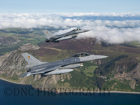 Belgium Air Force F-16AM Fighting Falcon FA-72 & FA-83