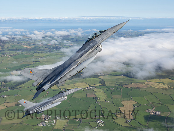 Belgium Air Force F-16AM Fighting Falcon FA-72 & FA-83