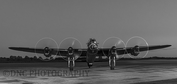 Twilight departure.