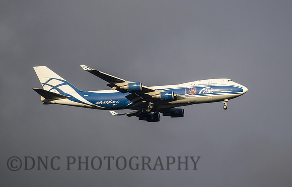 Boeing B744 VP-BIK approaches DSA 10th July 2017