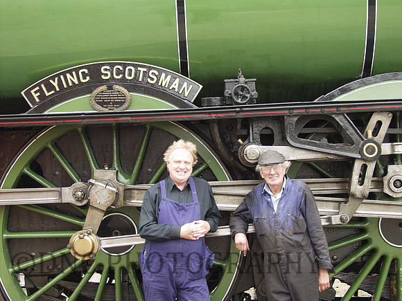 Jim Baldwin (Eagle Eye Productions) & Rowland Kenington 4472 Cheif Engineer Doncaster 150