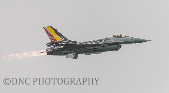 Belgian Air Force F-16 Solo Display. General Dynamics F16AM Fighting Falcon Flown by Commandant Tom "Gizmo" De Moortel