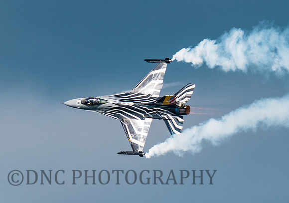 Belgian Air Force F-16 Solo Display. General Dynamics F16AM Fighting Falcon Flown by Commandant Tom "Gizmo" De Moortel