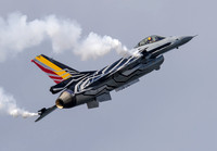 Belgian Air Force F-16 Solo Display. General Dynamics F16AM Fighting Falcon Flown by Commandant Tom "Gizmo" De Moortel