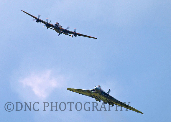 BBMF Lancaster B1 PA474 & AVRO Vulcan B.2 XH558