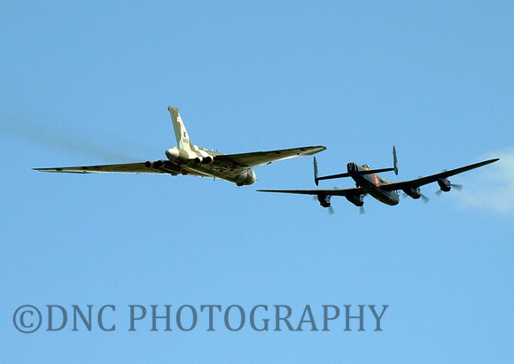 BBMF Lancaster B1 PA474 & AVRO Vulcan B.2 XH558
