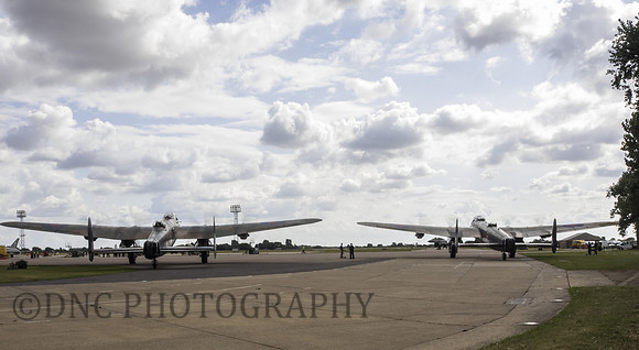 Lancaster taxi out for display practice