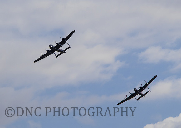 BBMF AVRO Lancaster PA474 & CWHM AVRO Lancaster FM213