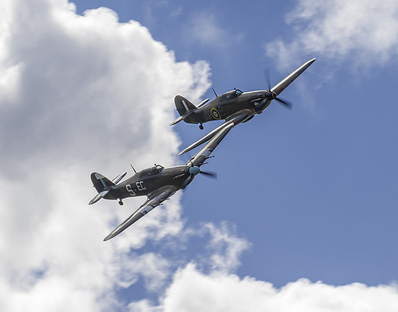 BBMF Hawker Hurricane (MkIIc) LF363 & PZ865