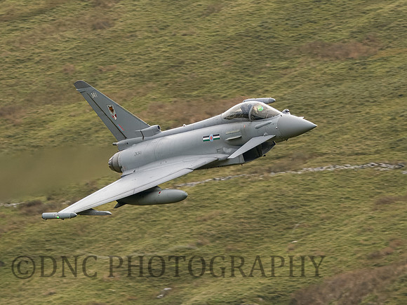 RAF Typhoon FGR4 ZK341 Treble flight