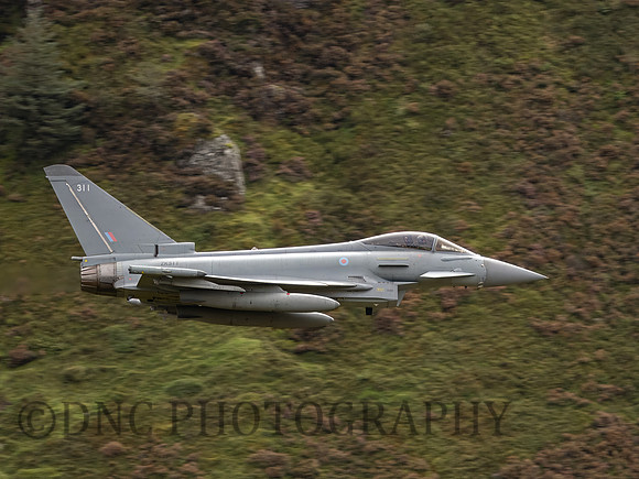 RAF Typhoon FGR4 ZK311 Treble flight