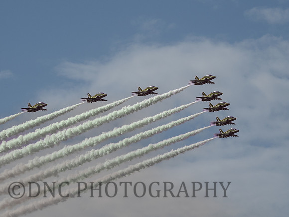 Red Arrows Flypast