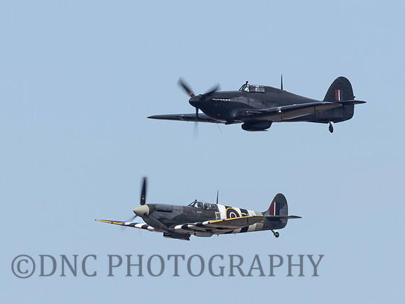 BBMF Hawker Hurricane Mk IIA PZ865 & Supermarine Spitfire MK VB AB910