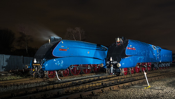 A4's 4464 Bittern & 4489 Dominion of Canada