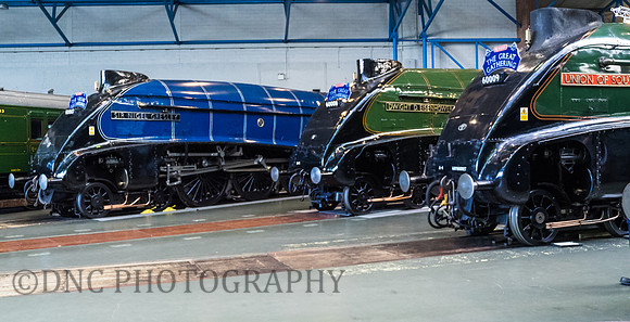 BR A4's 60007, 60008 & 60009