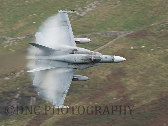 RCAF CF-188 (FA-18A) Hornet 188742 Blade Flight