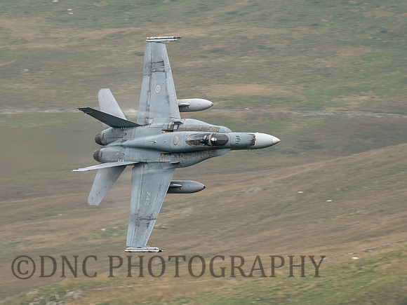 RCAF CF-188 (FA-18A) Hornet 188742 Blade Flight