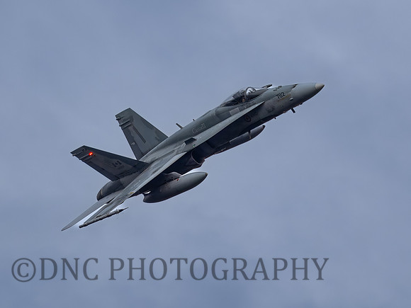 RCAF CF-188 (FA-18A) Hornet 188782 Blade Flight