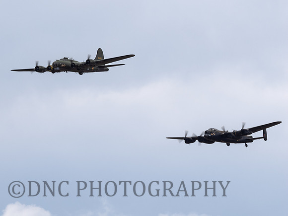 BBMF AVRO Lancaster B.1 PA474 'City of Lincoln' & Boeing B-17G 124485 'Sally B' .1