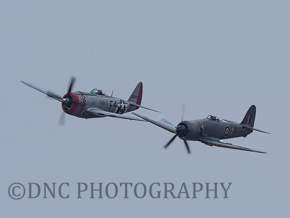 Hawker Fury MK.II SR661 & Republic P47D Thunderbolt 54912 'Nellie B' F4-J
