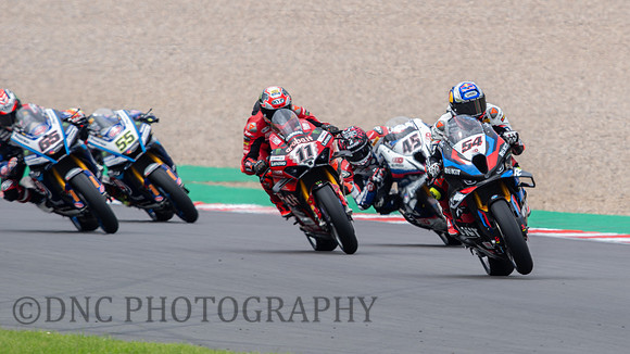 Topak Razgatlioglu ROKiT BMW Motorrad WorldSBK Team M1000RR leads race 2