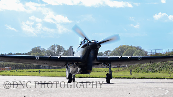 BBMF Hurricane MkIIC PZ865 taxis back in