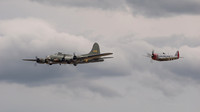 Boeing B-17G Flying Fortress ‘124485 DF-A’ ‘Sally B & Republic P-47D Thunderbolt 5499192 F4 J Nellie B